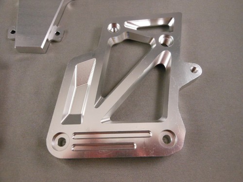 3 piece Chassis Frame Side Killer Krawler 2 RC4WD KK2 Silver Aluminum RC Crawler - Picture 3 of 9