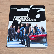 Fast Furious 6 Blu-ray, 2013 Steelbook PG-13 Vin Diesel Paul Walker