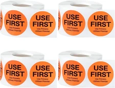 2000 Pcs Use First Stickers Food Service 1.5 Inch Inventory Control Labels for R