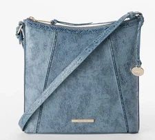 Original Brahmin Katie Bellbottom Blue Zostera Genuine Leather