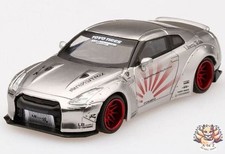 LBWORKS Nissan GT-R R35 Type1 V2 RHD Silver 1/64 [MGT00049-R]