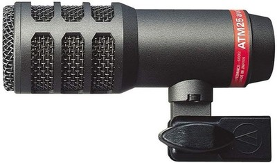 Audio Technica ATM25 Instrument Microphone for Drums Instrument Peripherals New