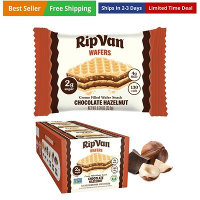 Chocolate Hazelnut Wafer Cookies, Keto, Non-GMO, Healthy Snacks, Low Carb & L...