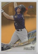 2016 Bowman Platinum Top Prospects Orange 15/25 Brett Phillips #TP-BP 0b3