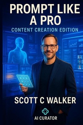 Prompt Like a Pro Content Creation Edition by Scott C. Walker Paperback Book
