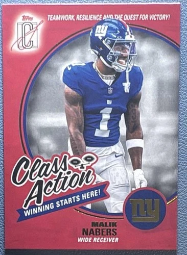 2025 Topps Signature Malik Nabers Base (RAW)