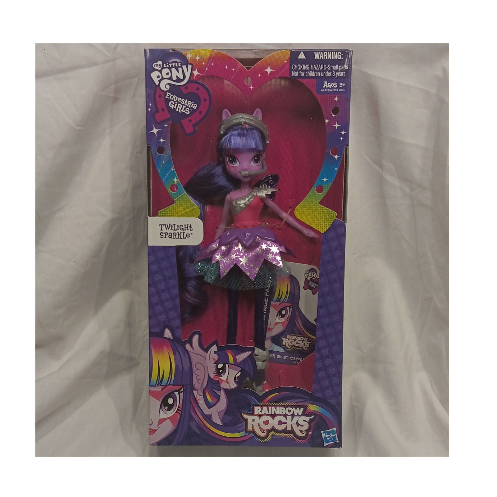 Hasbro My Little Pony Equestria Girls Rainbow Rocks Twilight Sparkle Doll NIB