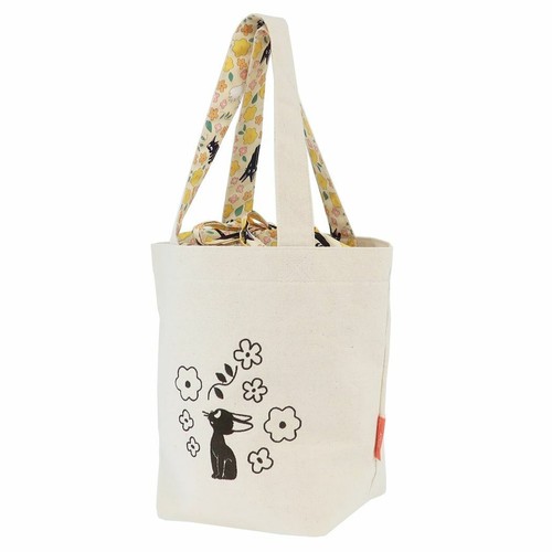 Kiki's Delivery Service Mini Bag Botanical Jiji Canvas Tote Bag Ghibli New JP - Picture 1 of 5