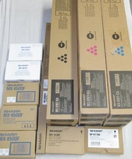 GENUINE SHARP Toners Qty 8  MX61NT Toners +MX850DF+MX753DF, BPRT700, MX608CU