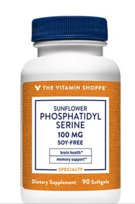 the Vitamin Shoppe Sunflower Phosphatidyl Serine/Brain Health 90 Softgels