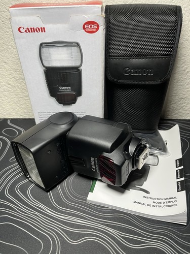 Canon 430EX II supporto flash attacco a slitta per Canon scatola aperta testato
