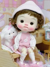 1/8 BJD Doll SD DIanDian White Color Y4-Free Face Make UP+Free Eyes