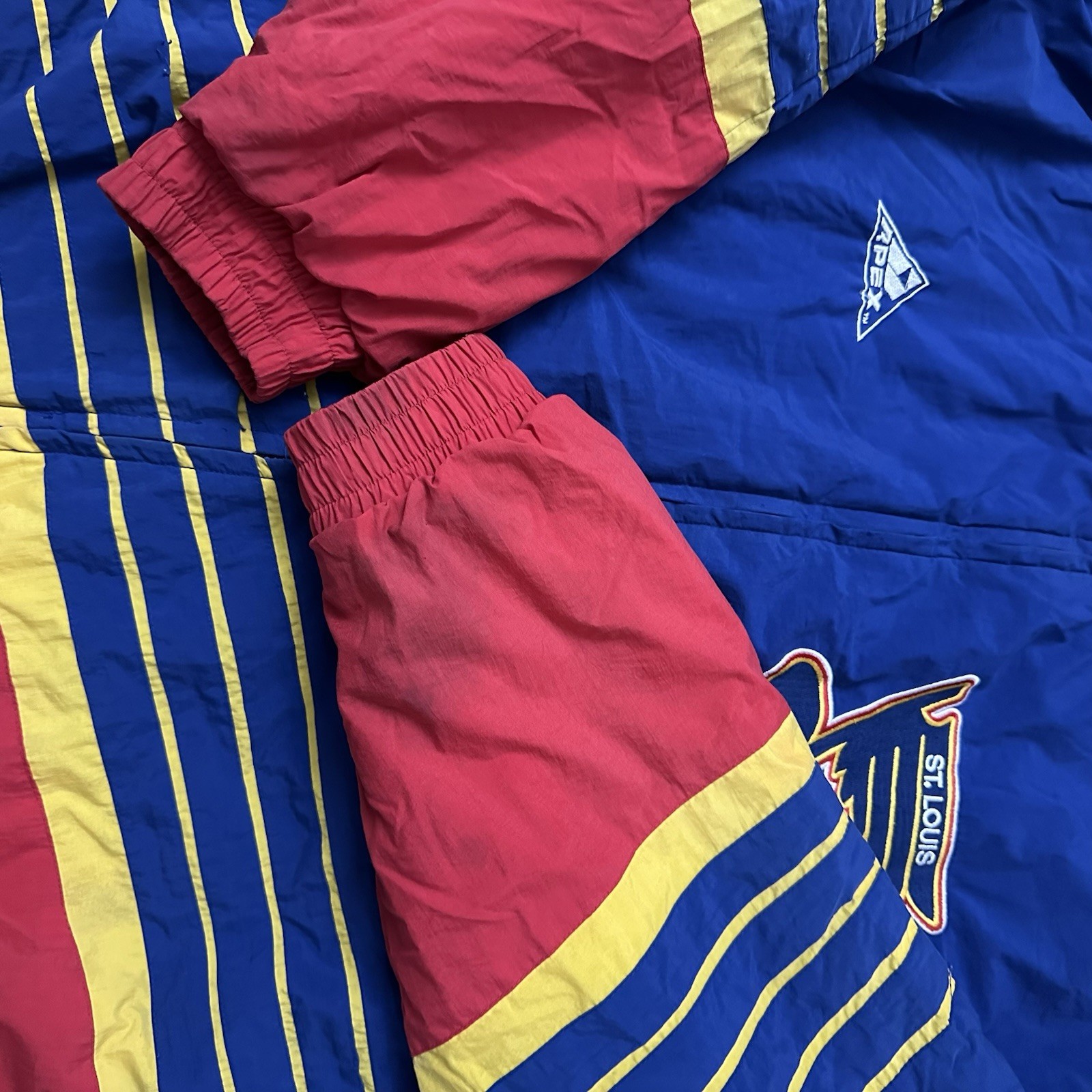 VTG 90’s Apex One St. Louis Blues NHL Coat Puffer Jacket Men’s XL Full Zip
