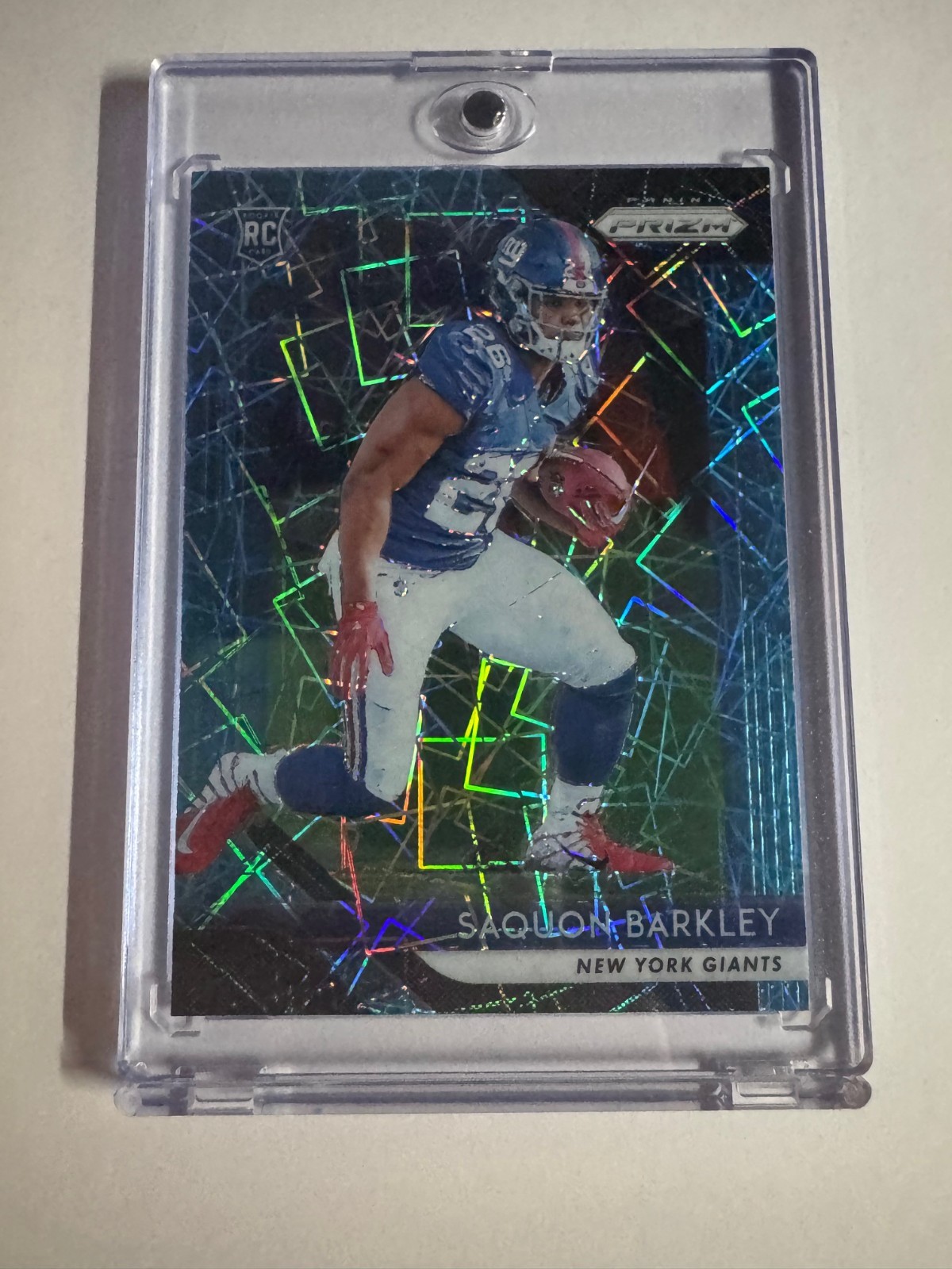 2018 Panini Prizm - Rookie Saquon Barkley #202 Lazer Prizm (RC)