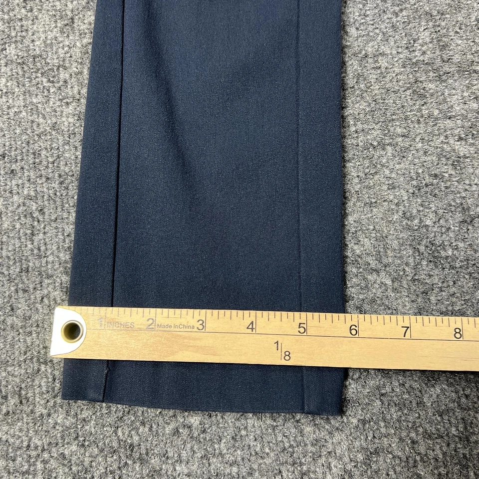 Rag & Bone Pants Womens 4 Navy Blue Slim Leg Back Zip High Rise Made in USA - Image 2 of 4