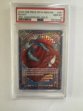 ONE PIECE OP 14-EB04 051 ENGLISH BUGGY 3RD ANNIVERSARY-GOLD 2026 PSA 10