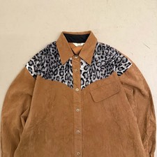 JPN Vintage Leopard Western Shirt - Size 68cm