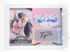 VICTOR MARTINEZ 2025 TOPPS TIER ONE TOP SHELF SIGNATURES SILVER AUTO /10 Q7148