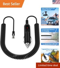 Elegantly Designed 12V Radar Detector Power Cord with Coiled Charging Cable