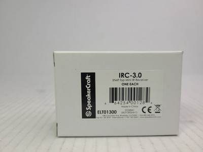 SPEAKERCRAFT IRC-3.0 ELT01300 SHELF TOP IR RECEIVER NEW OLD STOCK