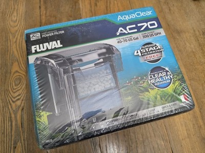 Fluval AquaClear AC70 Power Filter 300 GPH for 40-70 Gallon Aquariums NEW