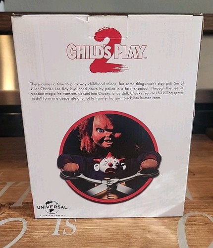 2004 Head Knockers Chucky Child's Play 2 handbemalte Wackelkopf - Bild 3 von 4