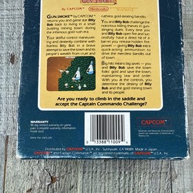 Gun.Smoke (Nintendo NES) Game Box Styrofoam Tested Working No Manual