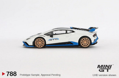 Mini GT  1 64 Lamborghini Huracan STO Bianco Asopo LHD NEU&OVP