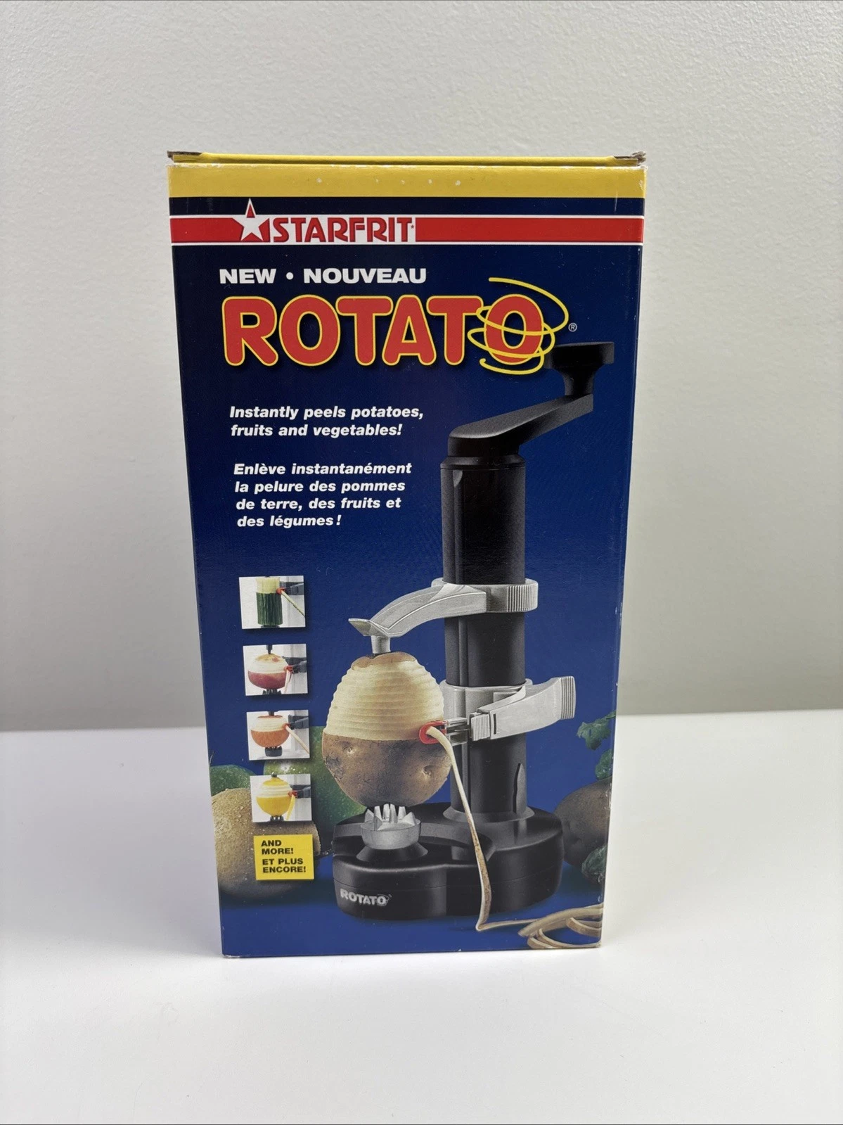 Starfrit Rotato Express Electric Peeler - 2 Spare Blades - Safe & Easy to Use -
Opens in a new windo