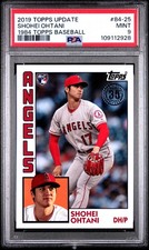 2019 Topps Update Series - 1984 Topps Baseball Shohei Ohtani #84-25 PSA 9 Error!