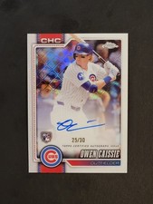 Owen Caissie Logofractor 2026 Refractor /30 Auto