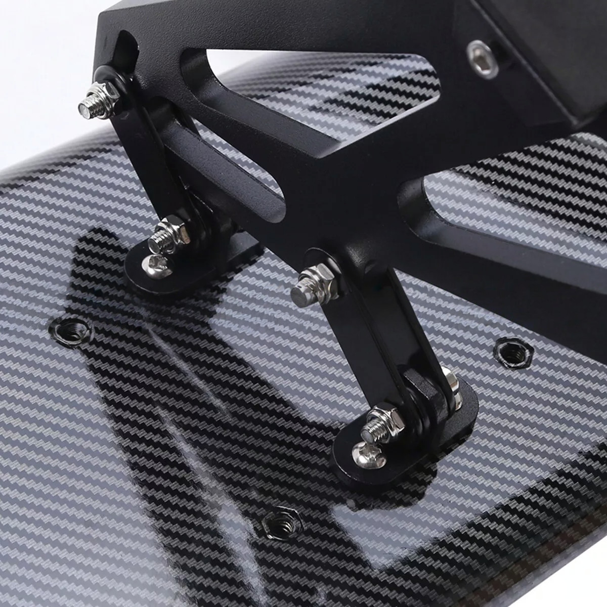 For Acura NSX Rear Trunk Spoiler Lip Wing Carbon Fiber Look Upper