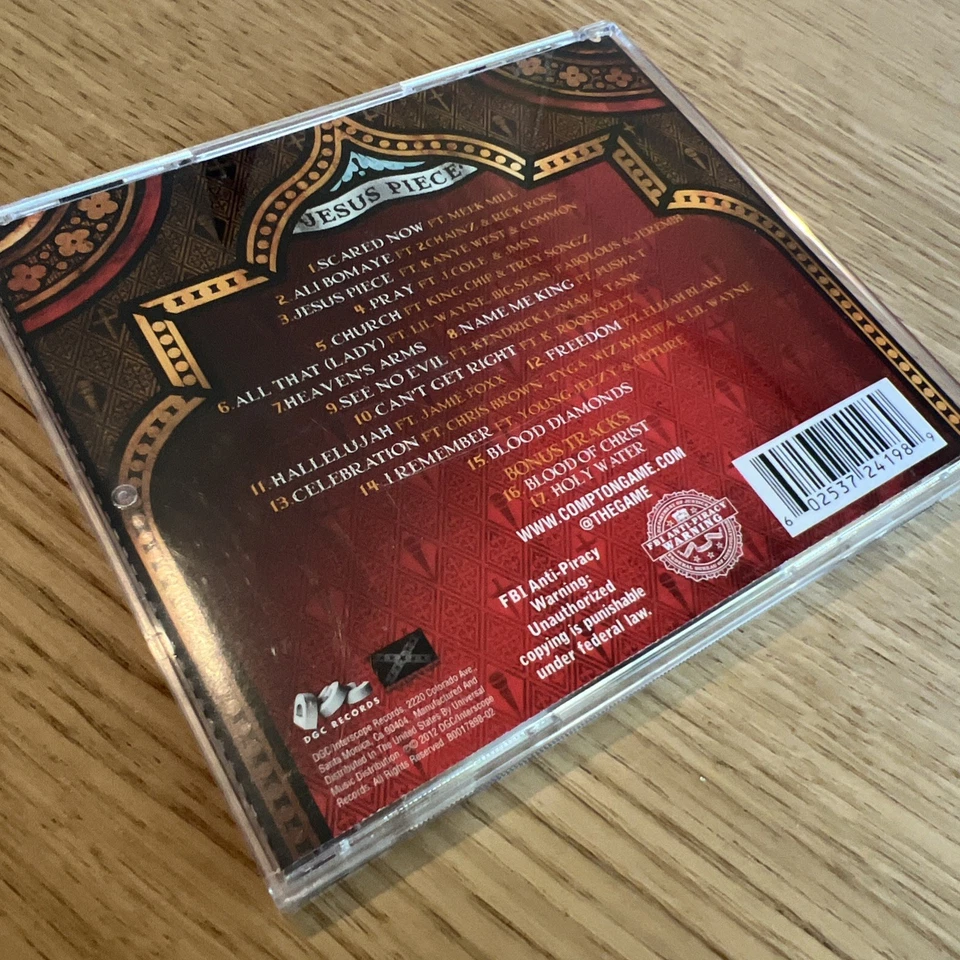 Jesus Piece [Best Buy Exclusive] [PA] by The Game (Rap) (CD, Dec-2012, DGC) Foto 3 de 4