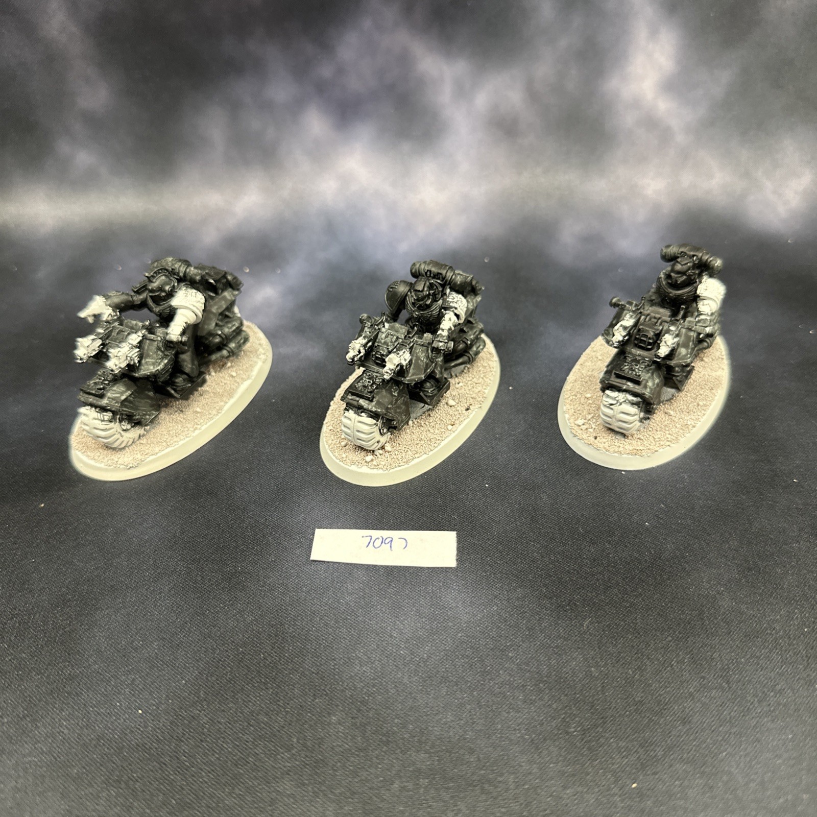 Warhammer 40K Space Marines - Bike Squad Primed OOP 7097