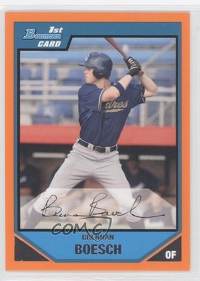2007 Bowman Prospects Orange 93/250 Brennan Boesch #BP13 0b0