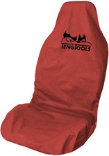 Tengtools Logo Teng Tools Waterproof Maroon Red Front Car Seat Cover Premium