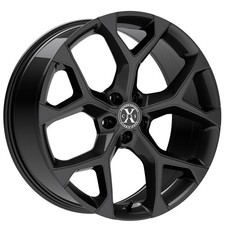 24x9 Xcess Wheels X05 5 Flake Gloss Black Rims 4pcs