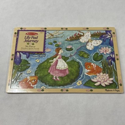 Melissa & Doug Lily Pad Journey 96 Piece Wooden Jigsaw Puzzle BRAND NEW