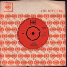 Marty Robbins Ruby Ann 7" vinyl UK Cbs 1962 3 prong label design in company