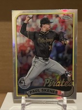 2024 Topps Chrome Update Paul Skenes RC 1989 Refractor #89CU-1 Pirates RC #13807