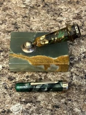 Eversharp Doric Green Fountain Pen Cap & Desk Pen Holder Vintage Parts