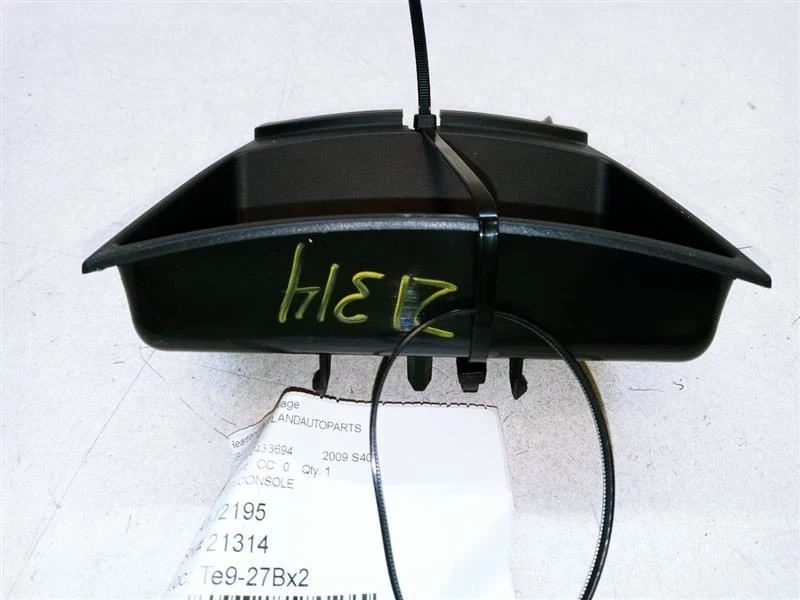 2009 VOLVO S40 CENTER CONSOLE COIN STORAGE TRAY OEM USED TESTED 30755394 - Image 3 of 4