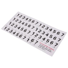 1Set Practical White Piano Keyboard Stickers Easy Removal No Fading for Keyboard