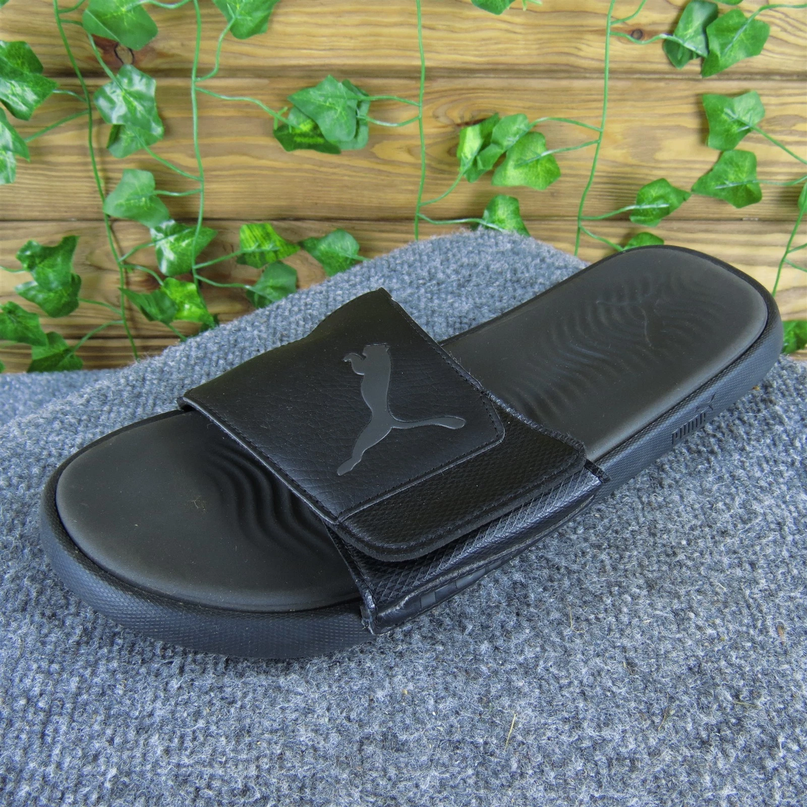 Puma Slide Uomo Nero Sintetico Taglia 11 Medium Usatoatamente Deli