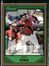 2007 Bowman Draft Picks & Prospects #BDP25 Hunter Pence Gold