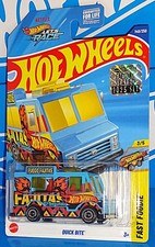 Hot Wheels 2025 Factory Set Fast Foodie Series #149 Quick Bite Blue w/ AEROs
