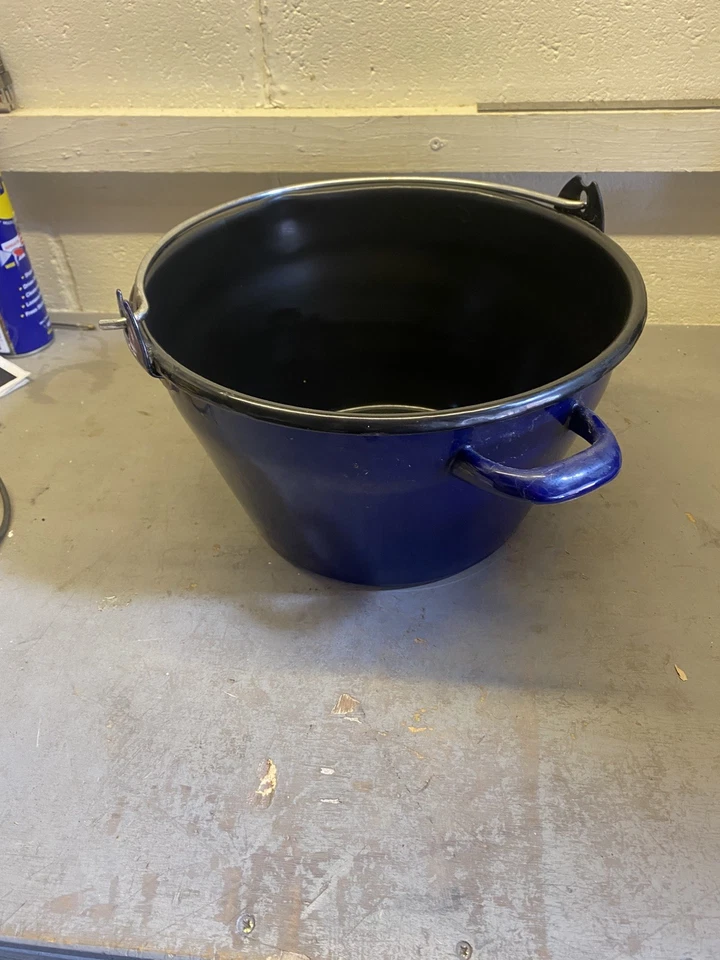 Kilner Blue Enamel 8L (14 pints) Jam Pan with Handle - Image 2 of 4