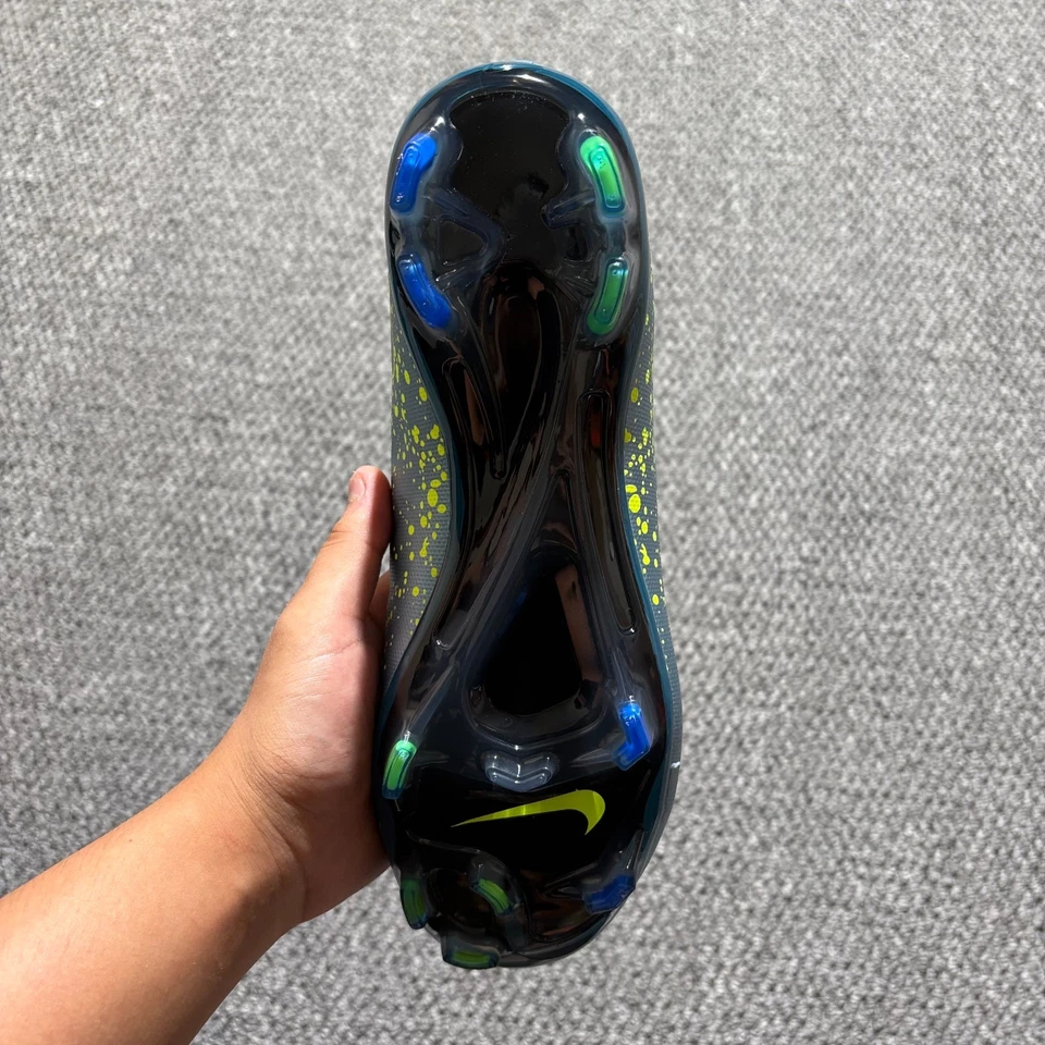 NIKE MERCURIAL VAPOR X SQUADRON BLUE / BLACK / VOLT - Image 4 of 4