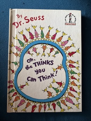 Oh, the Thinks You Can Think by Dr. Seuss (1975, Hardcover) Beginner Books