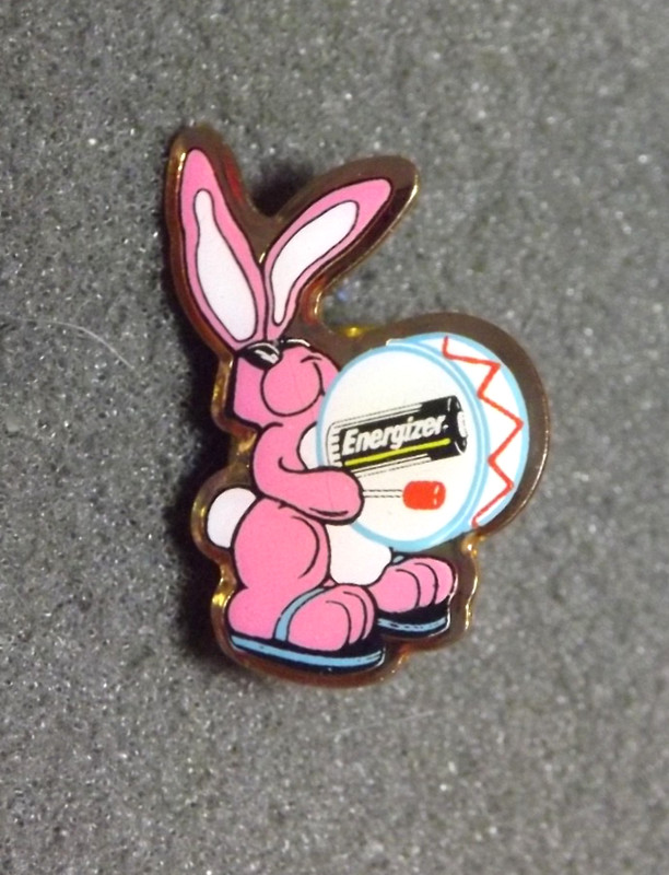 Energizer Bunny Drum Lapel Pin Tie Tack